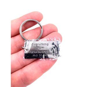Everything I Am Keychain - Silver